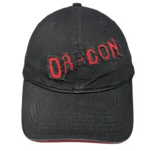 Pure Polaris Baseball Cap Black One Size Dragon Eyes Stitched Red Underbill Hat